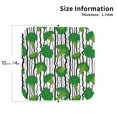 thumbnail image 2 of KLL Drink Coasters Set Square of 4,PU Leather Absorbent Coasters Set Decorative Coffee Cup Coasters Housewarming Gift for Home Decor-Broccoli 2, 2 of 5