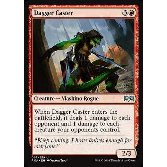 MtG Ravnica Allegiance Uncommon Dagger Caster #97