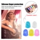 thumbnail image 3 of Protector de punta de dedo Guitarra Fingerstall Antideslizante Silicona Bass Finger Guard, 3 of 8