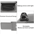 thumbnail image 3 of Right Passenger Side Sun Visor For Nissan Sentra 2013-2019, OE:96401-3SG8A, With Bright Light, Sun Visor For Car -grey-Right, 3 of 6