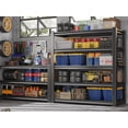 thumbnail image 6 of REIBII 72" H Garage Shelving Heavy Duty 3000 LBS 5 Tier Storage Shelves Adjustable Shelving Unit and Storage for Garage,Basement,36" W x 16" D x 72" H, 2 Packs, 6 of 8