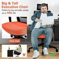 thumbnail image 4 of Costway Mesh Office Chair Big Tall Ergonomic Executive Chair Height Adjustable 400 lbs, 4 of 11