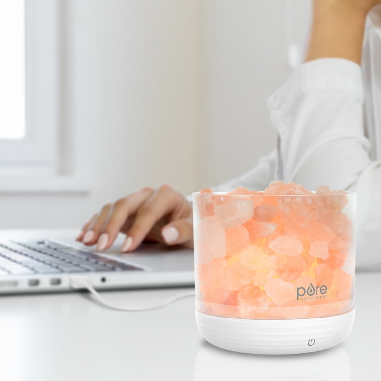 Pure Enrichment PureGlow USB Salt Lamp, 4.35 Inch photo 4