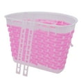 thumbnail image 2 of Children Kids Bicycle Scooter Handlebar for Streamer Tassel + Braided Basket Pink Mingyqi, 2 of 9