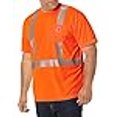 thumbnail image 2 of Carhartt Men's High Visibility Force Short Sleeve Class 2 Tee,Brite Orange,X-Large, 2 of 4