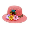 thumbnail image 3 of Tea Party Hat Easter Kids Sun Hat Wide Brim Summer Beach Hat for Boys Girls Toddler Outdoor Play Travel Lightweight Breathable, 3 of 3