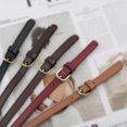 thumbnail image 4 of 2pcs Handbag PU Leather Flexible Ropes Messenger Bag Straps Crossbody Pack Wallet Decoration Replacing Parts DIY Accessory 71cm Brown, 4 of 8