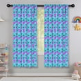 thumbnail image 5 of Blackout Kids Curtains,Daisy Flower Blue Blooms Pattern Childrens Insulated Curtains Set Of 2,Bedroom Essentials,Toddler Room Decor 42"x63", 5 of 5
