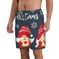 thumbnail image 2 of Pofeuu Cute Christmas Gnomes (2) Prin Men's Swim Trunks Quick Dry Bathing Suit Swimming Board Shorts Mesh Lining Beach Swimwear-Large, 2 of 6