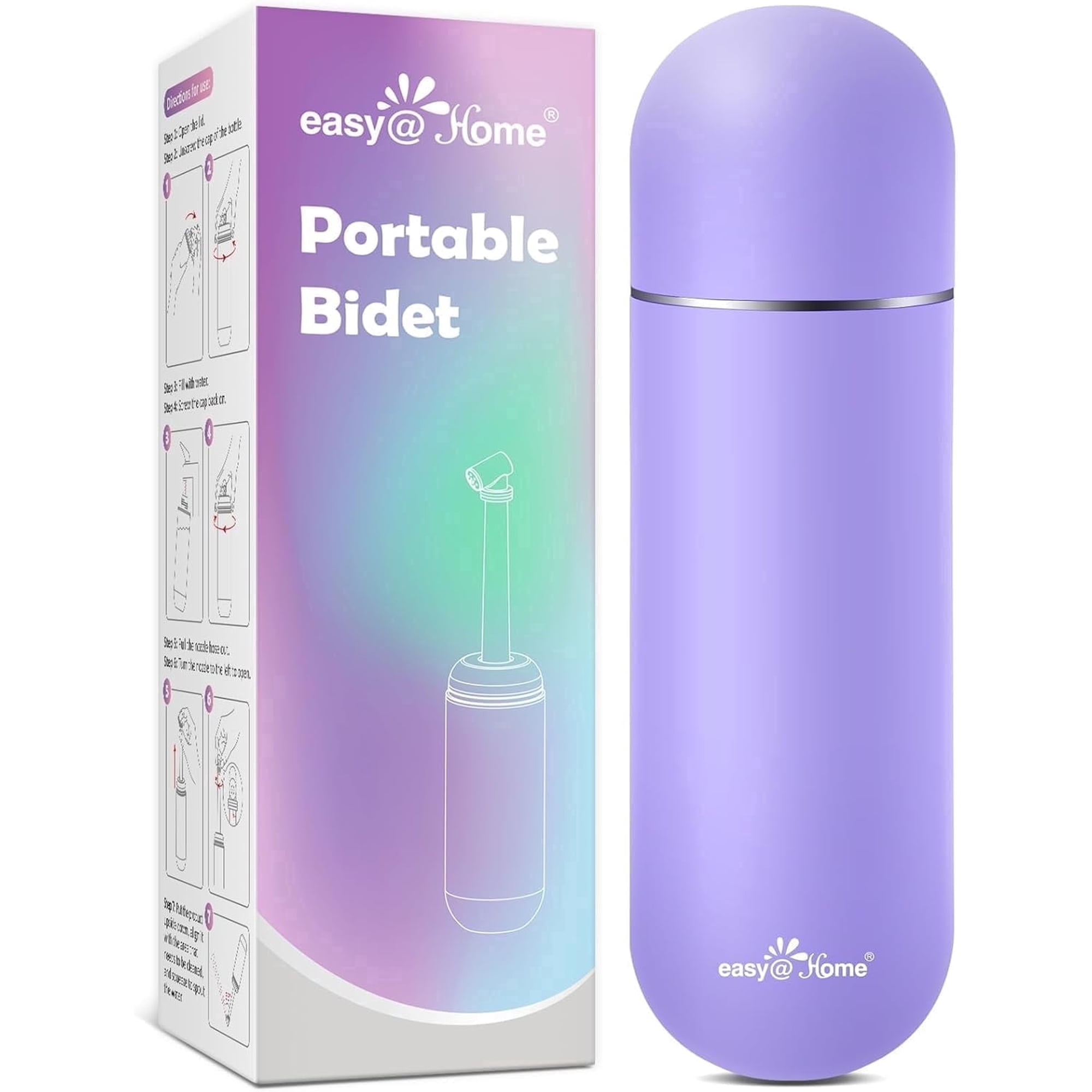 Easy@Home Portable Bidet, Leakproof Travel Toilet Sprayer for Personal Hygiene, 1-Nozzle