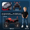 thumbnail image 3 of Aosom 12V/10AH Kids Ride-on Four Wheeler ATV Car w/ Headlights, 3 of 10
