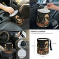 thumbnail image 7 of Jeiento Frog Car Seat Cover for Women Men with Steering Wheel Cover Mushroom Seatbelt Pads Handbrake Cover Gear Shift Knob Cover Trash Can Armrest Cover Rearview Mirror Cover Coasters 14pcs, 7 of 7