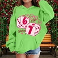 thumbnail image 4 of shqvo Girls Valentine's Day Party Hoodie, Cute Heart Print Long Sleeve Hooded Pullover for Kids 3-14Y, 4 of 4