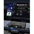 thumbnail image 4 of Adaptador de casete Arsvita BCA02 Bluetooth 5.1 manos libres, 4 of 9