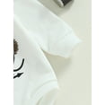 thumbnail image 6 of Bagilaanoe Newborn Baby Girl Boy Oversized Rompers Sweatshirt Long Sleeve Bodysuits Letter Print Pullover 3M 6M 12M 18M Infant Casual Tee Tops, 6 of 8