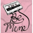 thumbnail image 2 of Retro Mixtape Be Mine Valentine Women's Long Sleeve T Shirt Brisco Brands X, 2 of 6