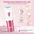 thumbnail image 6 of Glabrouse Skin Epilator - 2025 New Facial Epilator for Women with LED Light - Smooth Glide Epilators Hair Removal for Women Face/Arm/Pubic/Leg/Body/Finger/Bikini Area Electric Hair Remover Cordless, 6 of 8
