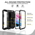 thumbnail image 2 of iPhone 6 Case, iPhone 7 Case, iPhone SE 2020 Case 2nd Gen, Allytech Full Body Shockproof Holster Hybrid 3 in 1 Slim Heavy Duty Rugged Case for iPhone 6/7/8/ iPhone SE 2020, Black, 2 of 5