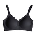 thumbnail image 3 of Supportive Wireless Bra For Everyday Comfort With Full Coverage And Seamless Cups For Lifts And Shape Breathable Design For Home And Casual Wear, 3 of 5