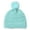 Mint Green, variant on Baby Beanie Hat Warm Winter Hats for Boys Girls Infant Fleece Lined(Watermelon Red,One Size)