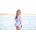 thumbnail image 3 of Millie Loves Lily Girls Pink Octopus Rashquard With Skirty Bottom and Shorts, Big Girls Size 6, 3-pcs, UPF 50+, 3 of 6