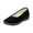 Black, variant on Women's Summer Canvas Wedge Heel Shoes: Work, Casual & Daily Wear Friendly