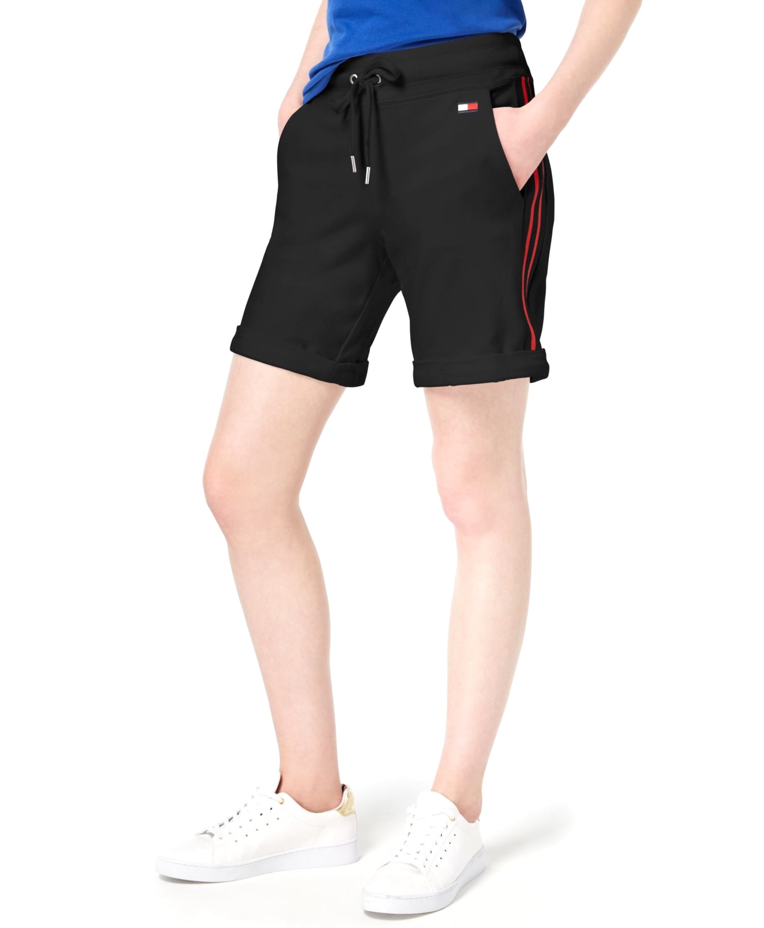 tommy hilfiger black shorts