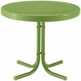 thumbnail image 2 of Crosley Furniture Table d'Appoint Rétro en Métal Résistant aux Intempéries pour Extérieur Griffith pour Patio, Terrasse, Véranda, Oasis Vert, 2 of 4
