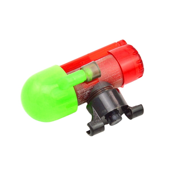 Peces Flotadores Premium Material Pesca Accesorio Handy Instalación Luz LED Modelos Surtidos Modelos Fondo Plataforma brillante Varilla Barra de Barra Roja Barra de bloqueo 10 Paquetes Eigraketly OD003212-02B