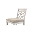 thumbnail image 4 of Havanna Set of 2 Off White 19" Wide Contemporary Fabric Chair with Cushion, 4 of 6