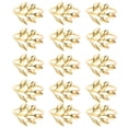 thumbnail image 2 of MasteelfCA 15Pcs Electroplated Leaves Napkin Rings Eco-friendly Leaf Napkin Clasps, 2 of 7