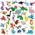 thumbnail image 1 of UVOCTUNS Set de 30 mini bloques de construcción de animales, 1 of 8