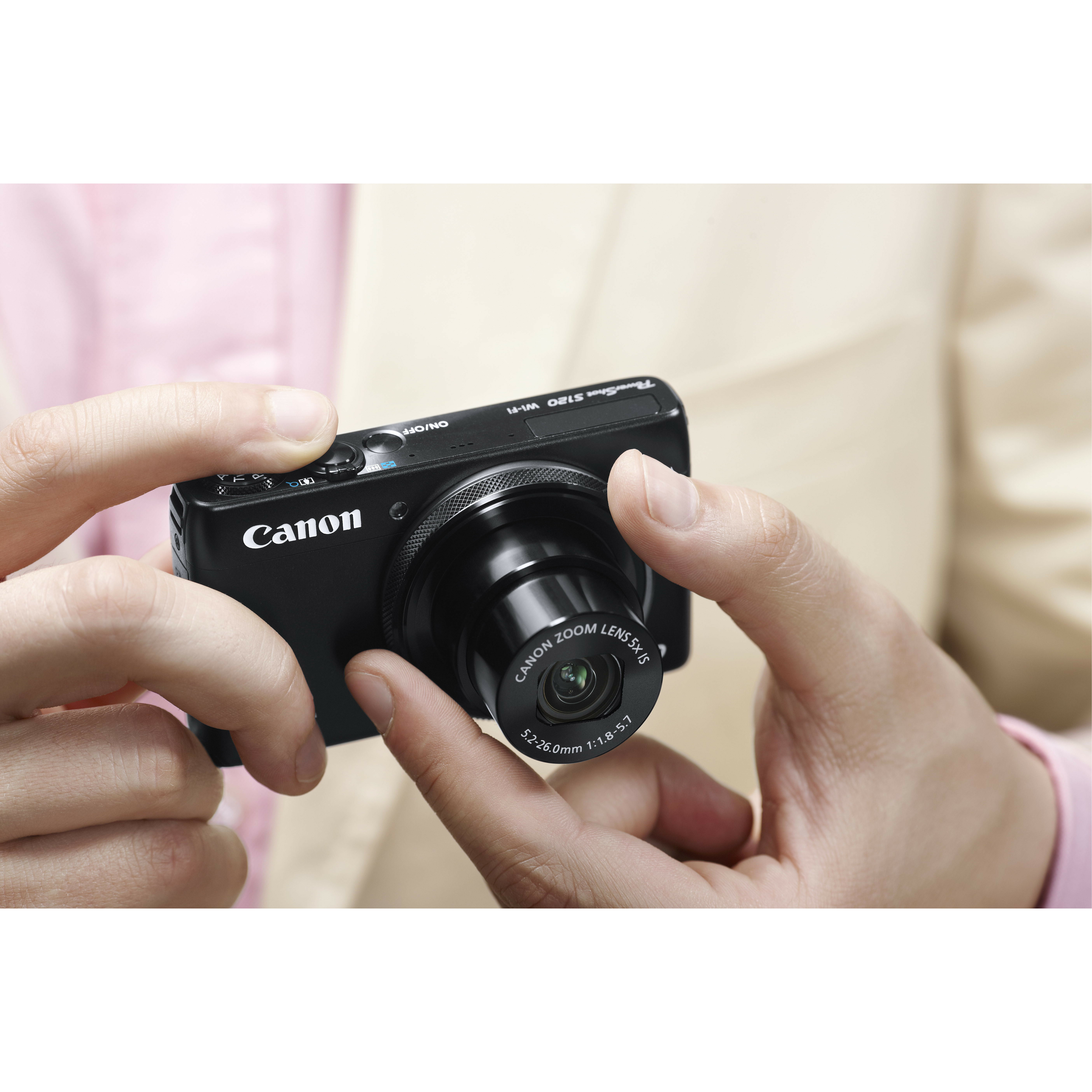 Canon PowerShot S120 12.1 Megapixel Compact Camera, Black - image 4 of 6