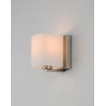thumbnail image 4 of 11251SWSN-Maxim Lighting-Wrap-Bath Vanity-with Square Glass Shades-5.75 inches high-Satin Nickel Finish-1 Bulb Count, 4 of 7