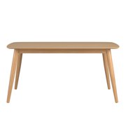 iNSPIRE Q Arne Mid-Century Modern 63 Dining Table, Nature