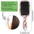 thumbnail image 4 of Summer Fruit Lemon Hair Brush Detangler Brush with Nylon Bristle for Thick Curly Thin Long Short Wet or Dry Hair Adds Shine and Makes Hair Health Paddle Hairbrush for Women Men, 4 of 6