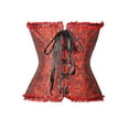 thumbnail image 5 of Femmes Vintage Corset Overbust Classique Bustier en Acier Os Lace Up Top, 5 of 5
