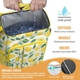 thumbnail image 2 of Travel Cooler Bag - Lemon Camping Beer Cooler Backpack with Bottle Opener- Waterproof Insulated Picnic Backpacks - Cooler Bag for Beach, 2 of 6