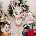 thumbnail image 2 of Juego de 3 adornos navideños XINYU para árbol de Navidad muñecos de nieve renos y Papá Noel, 2 of 7