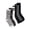 Black/White, variant on MUK LUKS Women's Fluffy Dream Crew Socks, 6-Pack, One Size