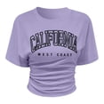 thumbnail image 4 of Korean- Casual Short Sleeve Tee with Loose Crewneck for Everyday Wear Comfortable Basic Top Ideal for Spring and Fall, 4 of 4