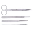 thumbnail image 4 of Juego de 4 piezas de Pinzas de disección Ticfox Herramientas de laboratorio para estudiantes, 4 of 10