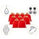 thumbnail image 5 of 30 PCS con Bolsas de JoyeríA Bolsas con CordóN Bolsa de Regalo Favor Bolsa de Almacenamiento Bolsa de Maquillaje para Boda Bolsa de Dulces (Rojo), 5 of 7
