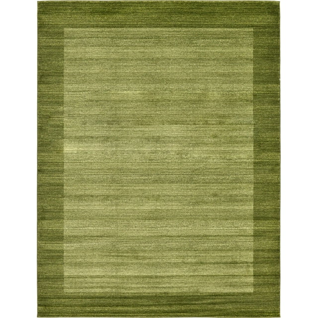 Unique Loom Tapis de Transition Del Mar, Design Contemporain Moderne, 9' 0 x 12' 0 Rectangulaire, Vert Clair/beige