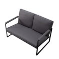 thumbnail image 6 of Gewnee 49.2-inch Metal Frame Loveseat Sofa Couch Stylish, Durable and Comfortable Seating for Living,Office,Multiple Spaces, 6 of 12
