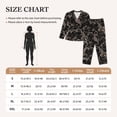 thumbnail image 4 of Pajamas for Women Set - Paisley Pattern No.9072 Comfy Long Sleeve Button Up Pajama Sets for Women 2 Piece, Soft Sleepwear Nightwear Pjs Lounge Sets for Women with Pockets, 4 of 6