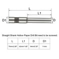 thumbnail image 2 of Uxcell 9mm Straight Shank Hollow Bit Tool Paper Punch Drill for Hole Puncher 2 Pack, 2 of 6