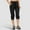 Black, variant on Womens Hiking Pants Tall Inseam Cargo Hiking Pants Elastic Waist Lightweight Outdoor Water Long Pants 4 Zipper Pockets Pants Pants Women Casual Figure Flattering Womens Business Casual Pants plus