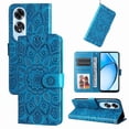thumbnail image 3 of Funda tipo cartera GANGXUN para OPPO A60 4G , diseño girasol, cuero PU, soporte, cierre magnético, tarjetero, 3 of 5