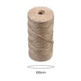 thumbnail image 5 of Kinaerty 100M/Roll 2MM Jute Twine 3 Ply Natural Cuttable Gift Wrapping Packing DIY Crafts Project Hanging Tag Decoration Hemp Rope, 5 of 10
